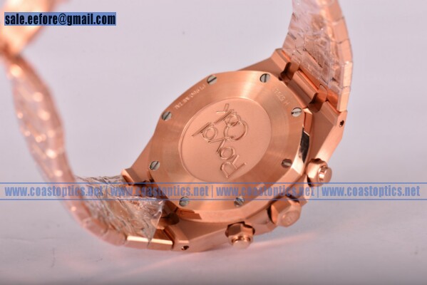 Audemars Piguet 1:1 Replica Royal Oak Chronograph 41MM Chrono Watch Rose Gold 26320OR.OO.1220OR.04 (EF)